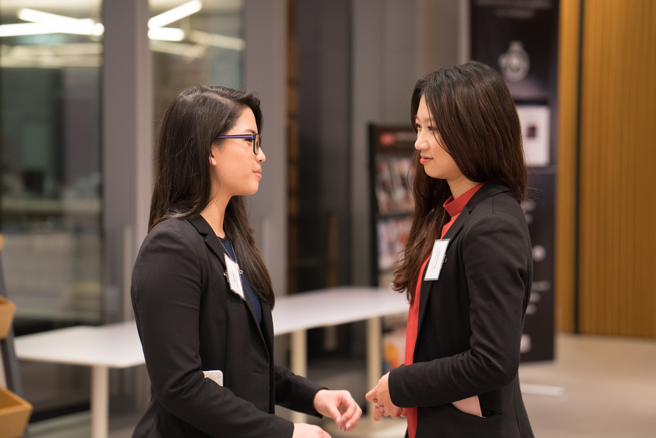 Consultants, Christy Ho and Angel Cheng.